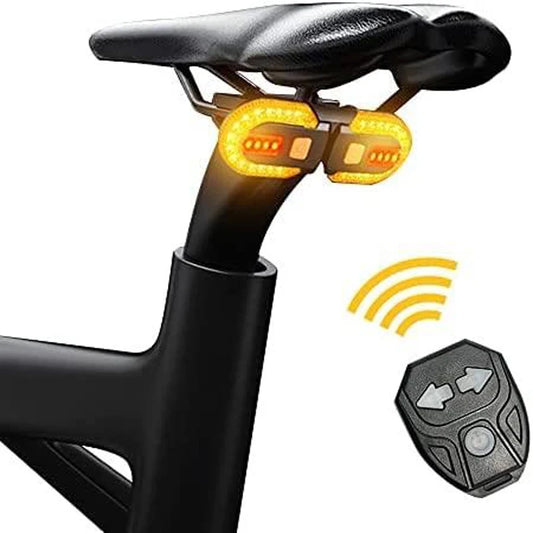 Bike Turn Signal Rear Light LED Bicycle Lamp USB Rechargeable Bike Wireless Lights Back MTB Tail Light Bike Accessories